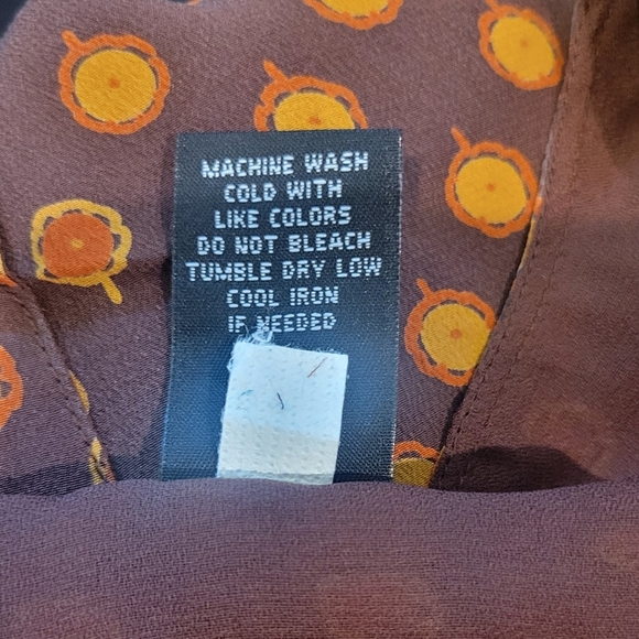 ANNA SUI ~ Gossip Girl Collection ~ Silk Wrap Dress ~ So Cute! Size Small - Picture 9 of 9